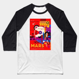 Mars Concept Art Baseball T-Shirt